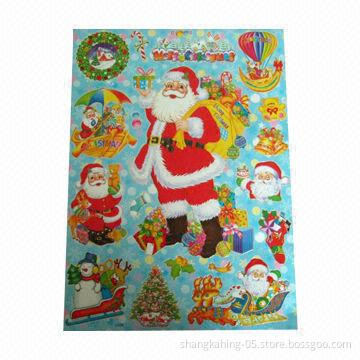 Fashionable Christmas Stickers for Window Decoration